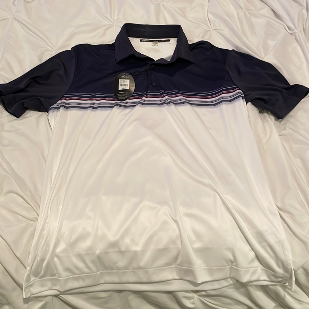 Greg Norman golf polo, size L. NWT